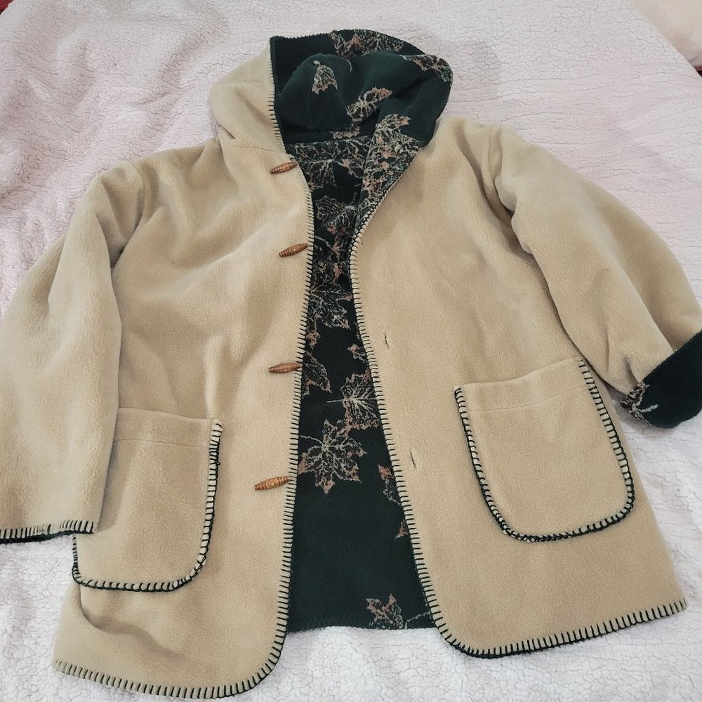 Denali Oversized reversible fleece winter coat jacket